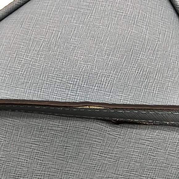 Calvin Klein Light Blue Saffiano Leather Demi Shoulder Bag - Picture 11 of 11